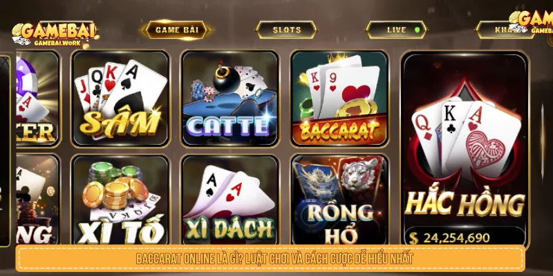 Baccarat Online Là Gì? Luật Chơi, Cách Tính Điểm Và Lưu Ý Baccarat Online Là Gì? Luật Chơi Và Cách Cược Dễ Hiểu Nhất