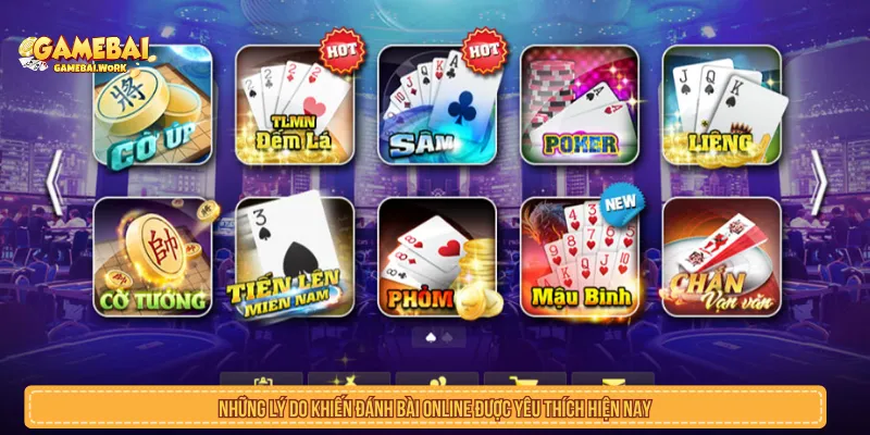 Những Trò Đánh Bài Online Được Yêu Thích Tại Việt Nam Các trò đánh bài online hiện nay có nhiều lựa chọn bàn chơi
