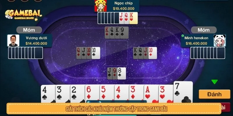 Những Thuật Ngữ Cần Biết Khi Đánh Bài Online Giải thích các khái niệm thường gặp trong game bài