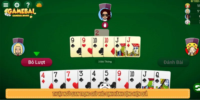 Các thuật ngữ phổ biến trong một ván bài online